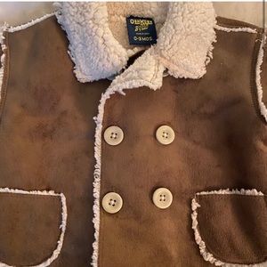 OshKosh B'gosh Suede/Sherpa Winter coat